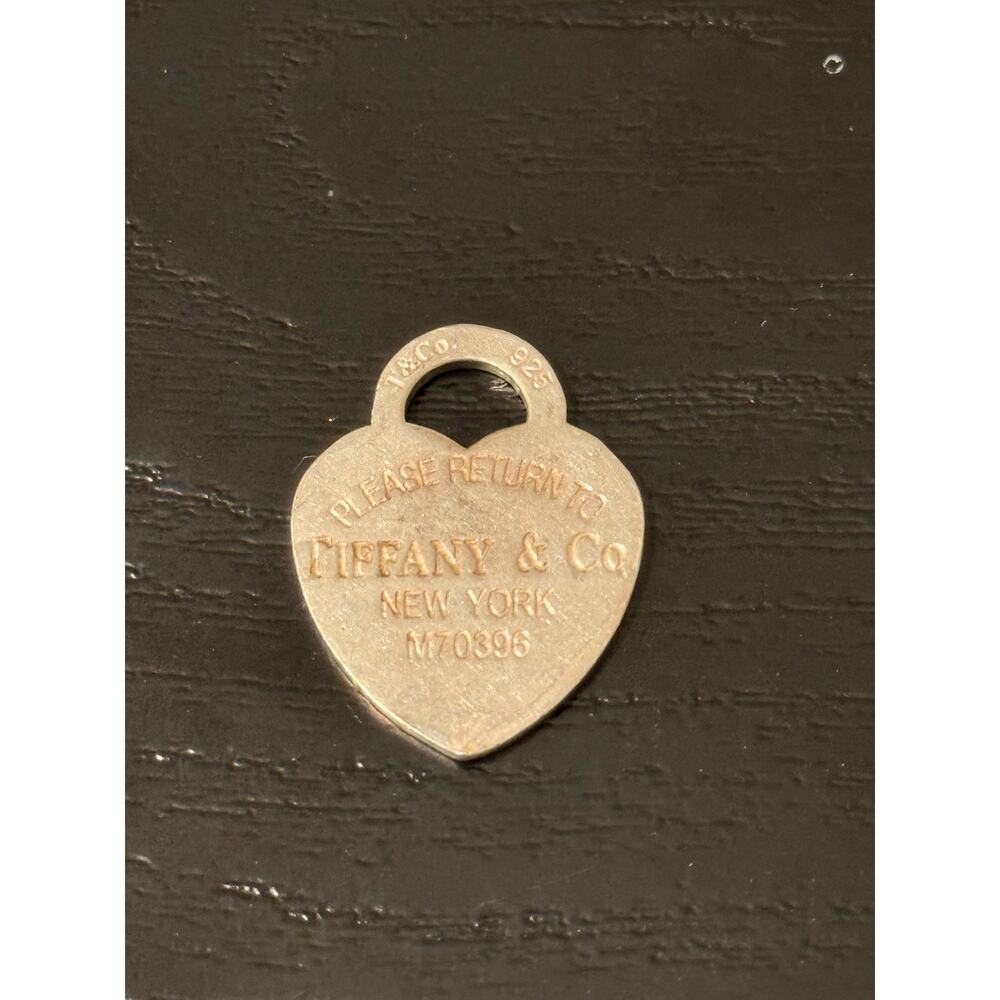 Authentic Tiffany & Co 925 Sterling Silver Tag Charm Pendant 6 grams
